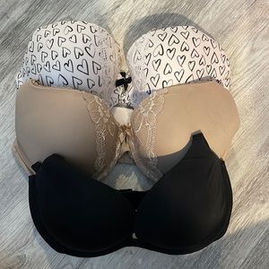3 Victoria Secret Bras
